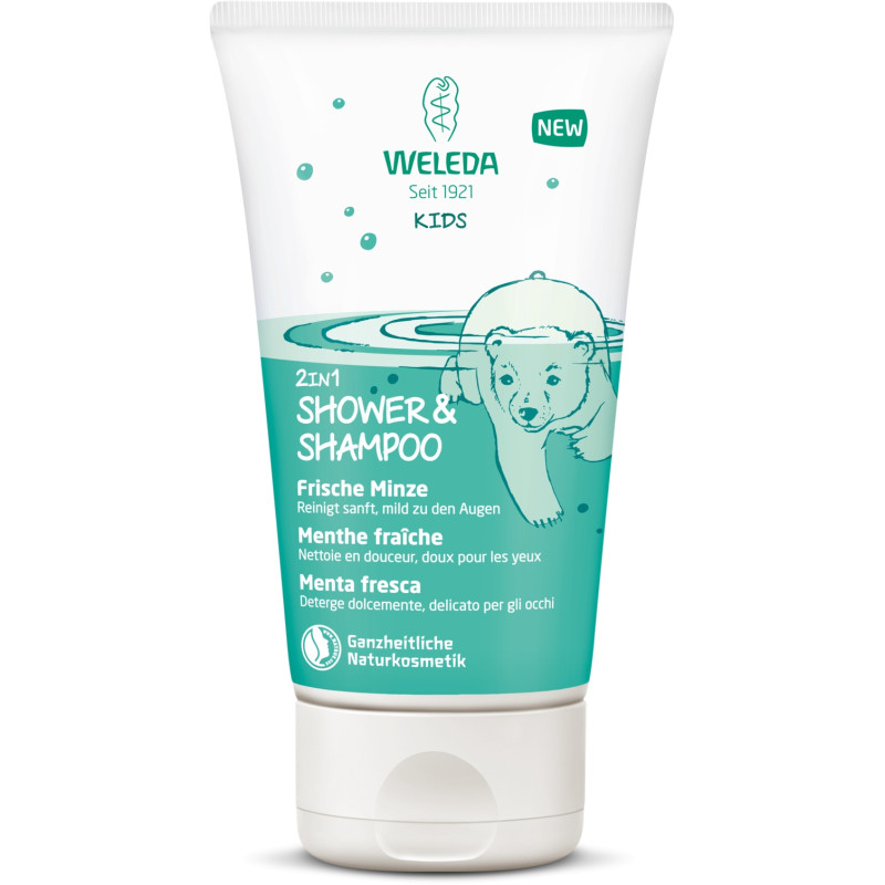 Weleda Crème de Douche 2 en 1 Enfants - Menthe fraîche 150 ml Weleda Crème de Douche 2 en 1 Enfants - Menthe fraîche 150 ml