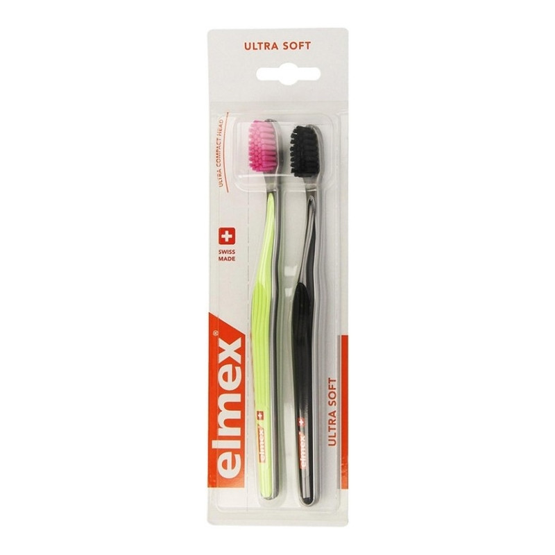 Elmex Anti-Caries Brosse à Dents Ultra Soft x 2 Elmex Anti-Caries Brosse à Dents Ultra Soft x 2