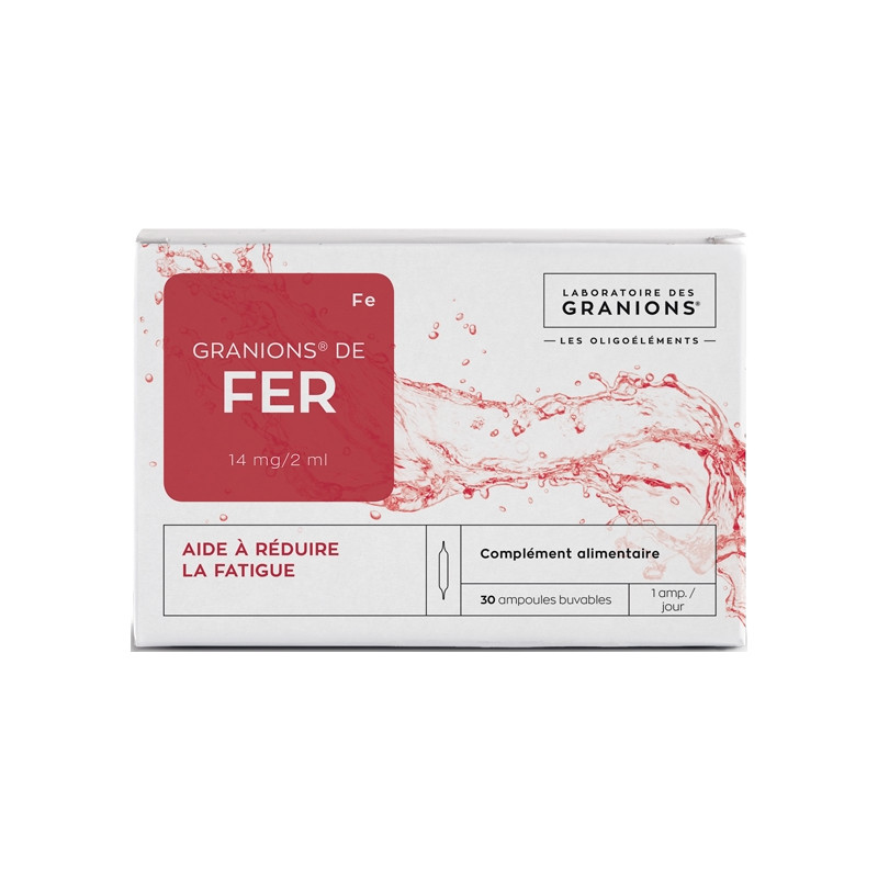Granions de Fer 30 Ampoules Granions de Fer 30 Ampoules