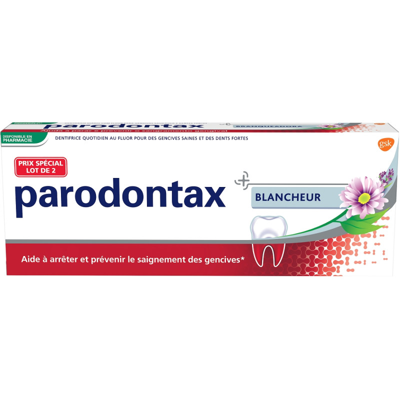 Parodontax Dentifrice Blancheur 2 x 75 ml Parodontax Dentifrice Blancheur 2 x 75 ml