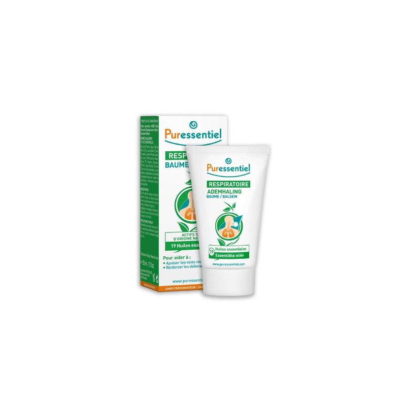 Puressentiel Respiratoire Baume Aux 19 Huiles Essentielles 50 ML Puressentiel Respiratoire Baume Aux 19 Huiles Essentielles 50 ML