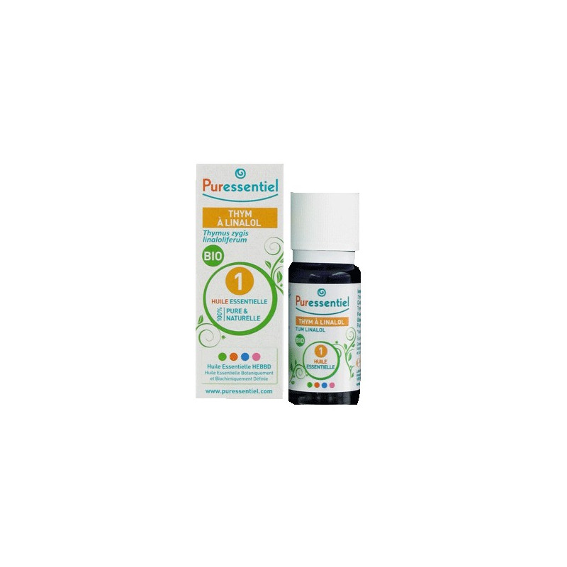 Puressentiel Huile Essentielle Bio De Thym a Linalol 10 ML Puressentiel Huile Essentielle Bio De Thym a Linalol 10 ML