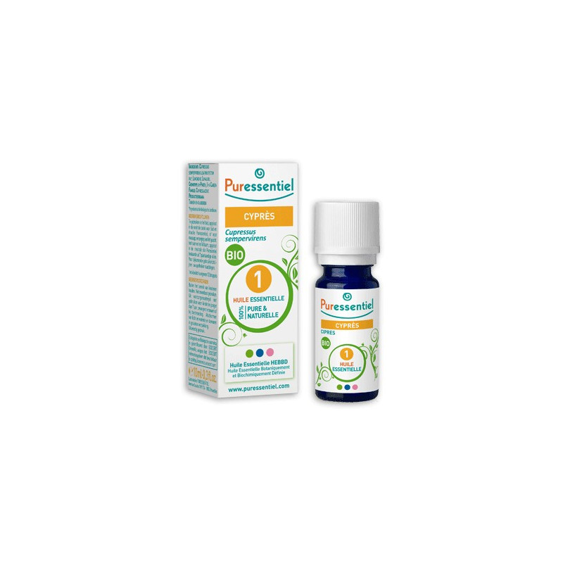 Puressentiel Huile Essentielle Bio de Cyprès 10 ML Puressentiel Huile Essentielle Bio de Cyprès 10 ML