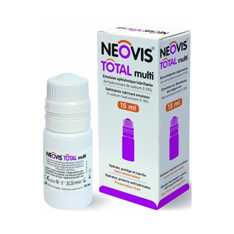 Neovis Total Multi émulsion Ophtalmique Lubrifiante 15 ml Neovis Total Multi émulsion Ophtalmique Lubrifiante 15 ml