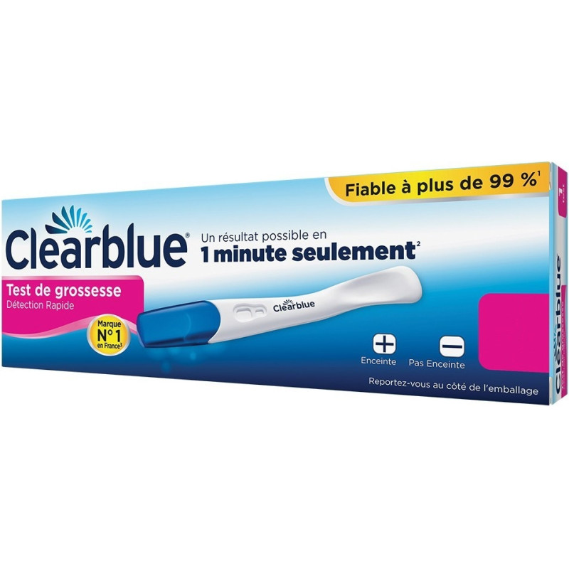 Clearblue Test De Grossesse Détection Rapide x 2 Clearblue Test De Grossesse Détection Rapide x 2