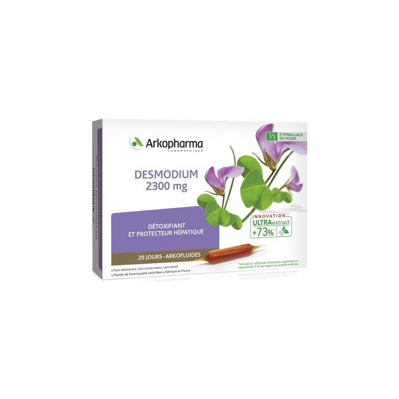 Arkopharma Arkofluides Desmodium 2300 mg Bio 20 Ampoules Arkopharma Arkofluides Desmodium 2300 mg Bio 20 Ampoules
