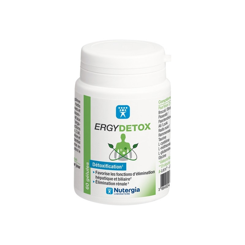 Nutergia EgyDetox 60 Gélules Nutergia EgyDetox 60 Gélules
