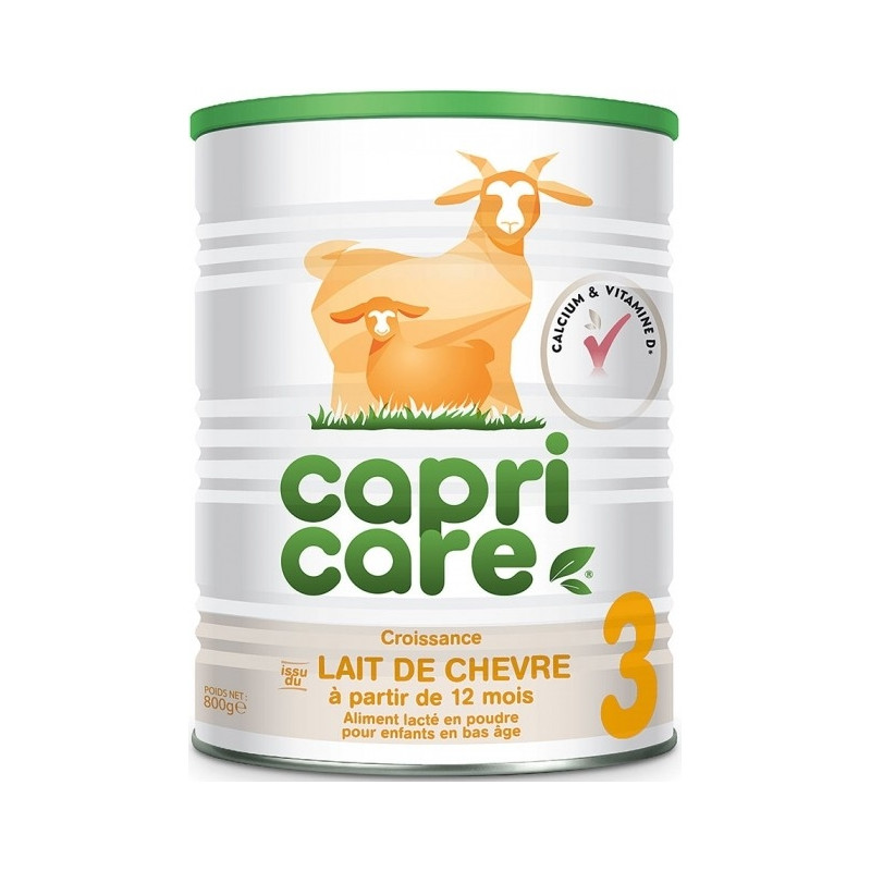 Capricare 3 Croissance Lait De Chèvre à Partir De 12 Mois 800 g Capricare 3 Croissance Lait De Chèvre à Partir De 12 Mois 800 g