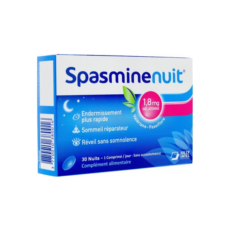 Spasmine Nuit 30 Comprimés Spasmine Nuit 30 Comprimés
