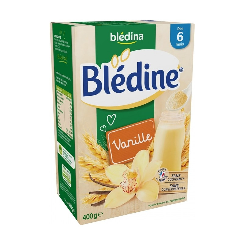 Blédina Blédine Céréales Vanille Dès 6 Mois 400 g Blédina Blédine Céréales Vanille Dès 6 Mois 400 g