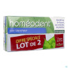 Boiron Homéodent Soin Blancheur Dentifrice Chlorophylle 2 X 75 Ml