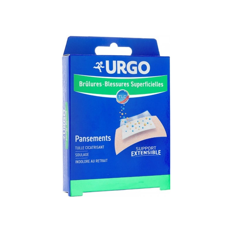 Urgo Pansements Brûlures - Blessures Superficielles Grand Format x 4 Urgo Pansements Brûlures - Blessures Superficielles Grand Format x 4