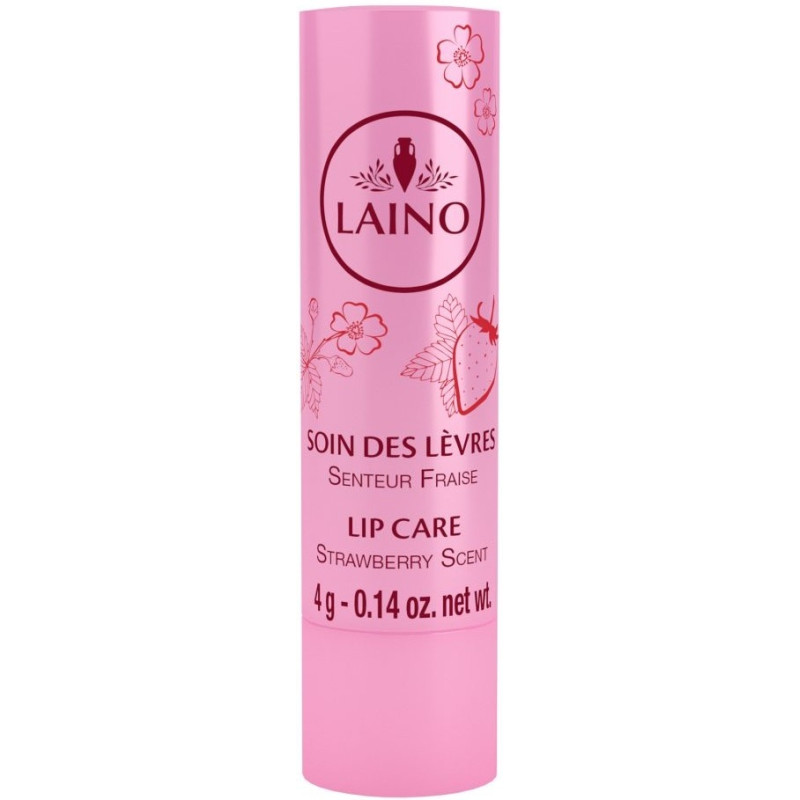 Laino Soin Des Lèvres Pailleté Senteur Fraise 4g Laino Soin Des Lèvres Pailleté Senteur Fraise 4g