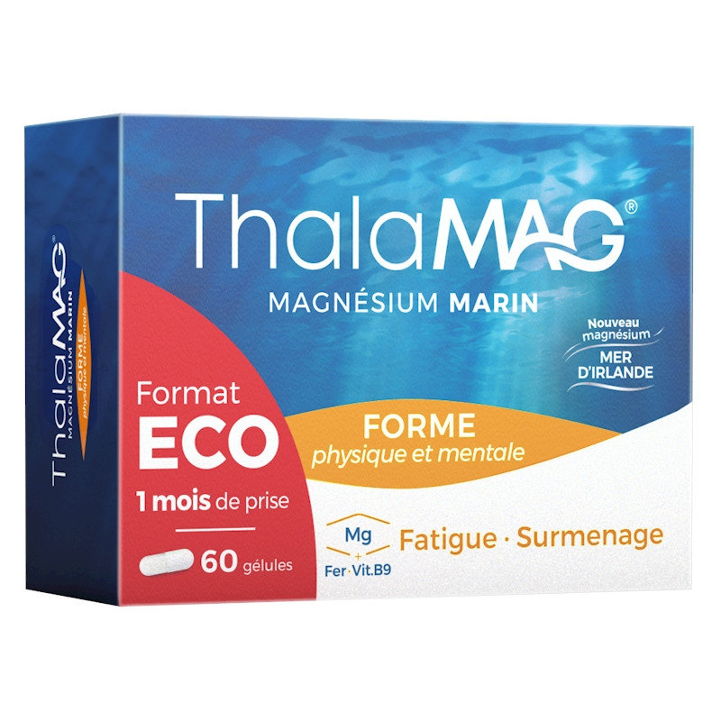 ThalaMAG Forme Physique Et Mentale 60 Gélules ThalaMAG Forme Physique Et Mentale 60 Gélules