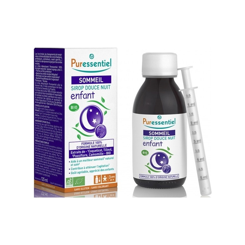 Puressentiel Sommeil Sirop Douce Nuit Enfant Bio 125 ml Puressentiel Sommeil Sirop Douce Nuit Enfant Bio 125 ml