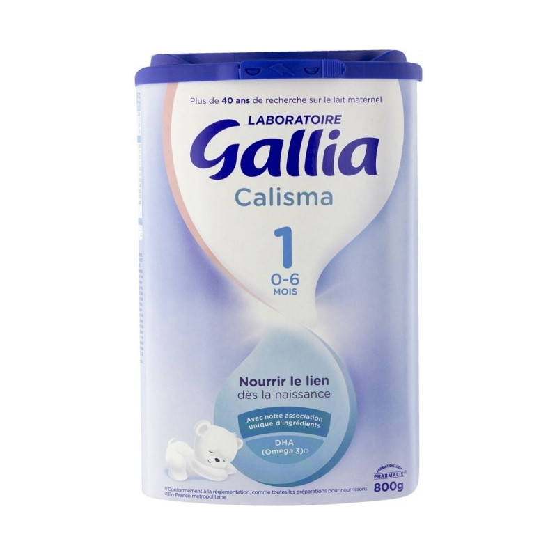 Gallia Calisma 1 Lait 0 à 6 Mois 800 g Gallia Calisma 1 Lait 0 à 6 Mois 800 g