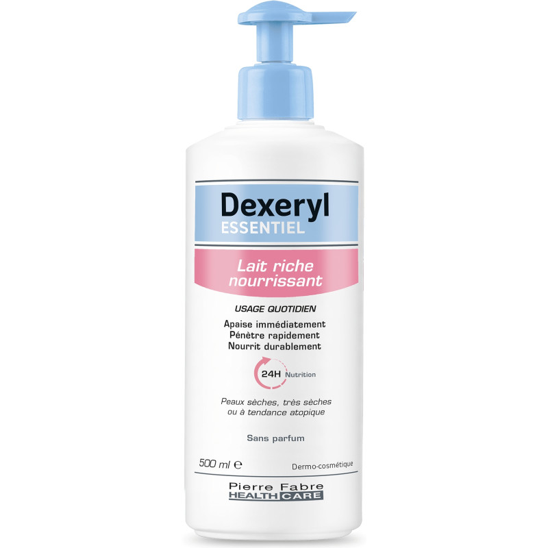 Dexeryl Essentiel Lait Riche Nourrissant 500 ml Dexeryl Essentiel Lait Riche Nourrissant 500 ml