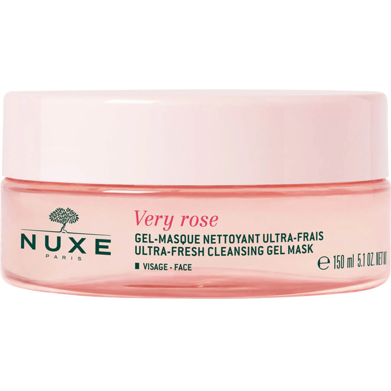 Nuxe Very Rose Gel-Masque Nettoyant Ultra-Frais 150 ml Nuxe Very Rose Gel-Masque Nettoyant Ultra-Frais 150 ml