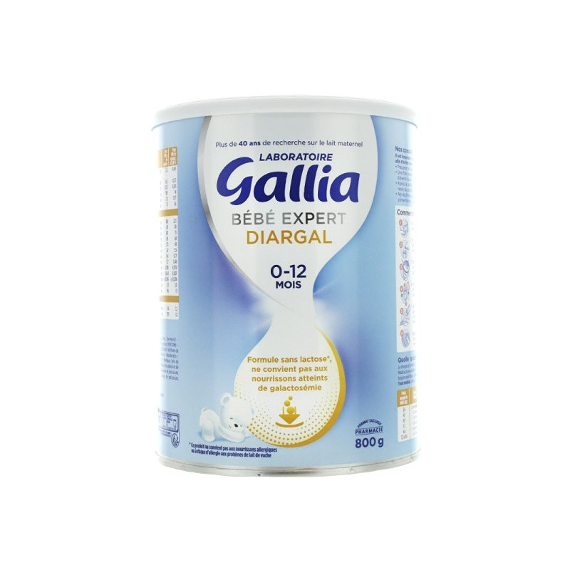 Gallia Bébé Expert Diargal 0-12 Mois 800 g Gallia Bébé Expert Diargal 0-12 Mois 800 g