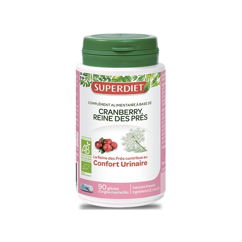 SuperDiet Cranberry Reine Des Prés 90 Gélules SuperDiet Cranberry Reine Des Prés 90 Gélules