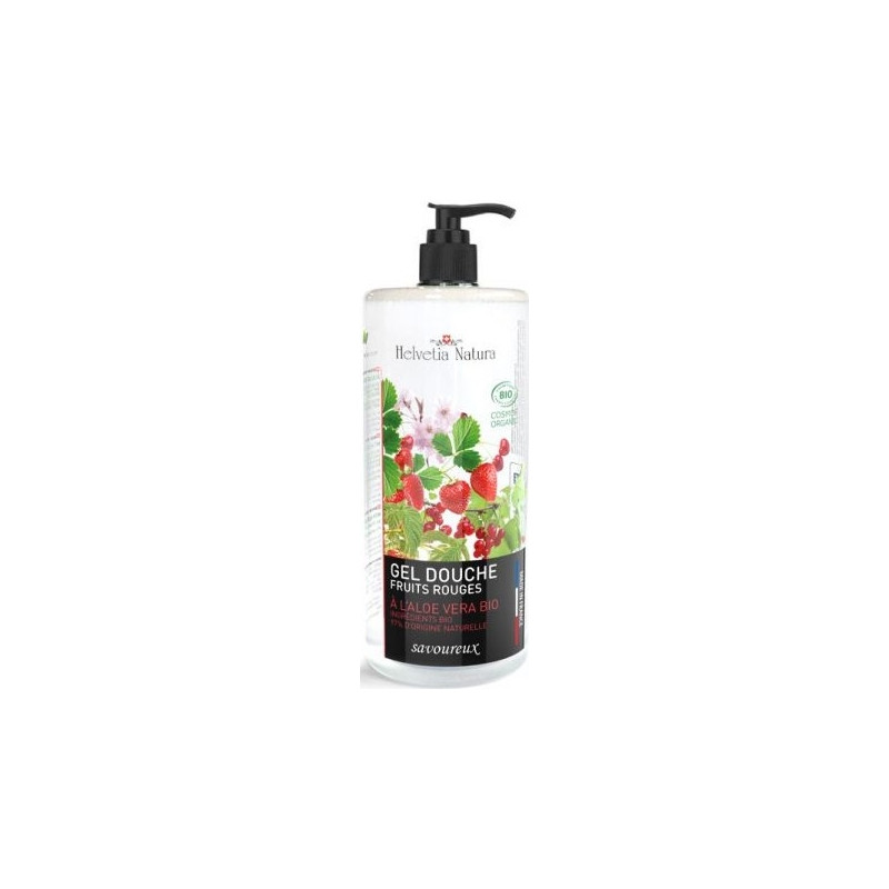 Helvetia Natura® Gel Douche Aloe vera Fruits Rouges 1L Helvetia Natura® Gel Douche Aloe vera Fruits Rouges 1L