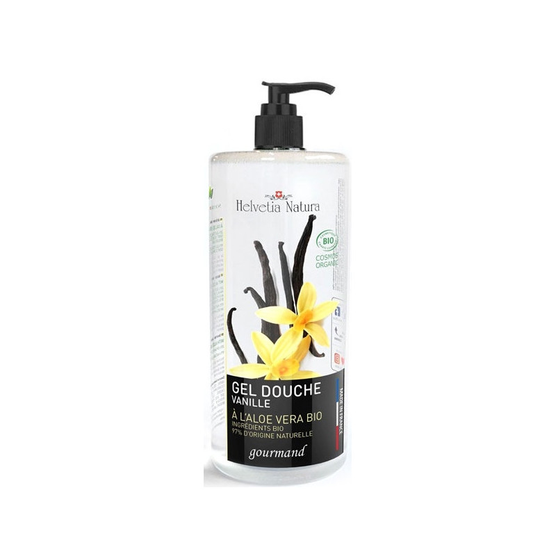 Helvetia Natura® Gel Douche Aloe vera Vanille 1L Helvetia Natura® Gel Douche Aloe vera Vanille 1L