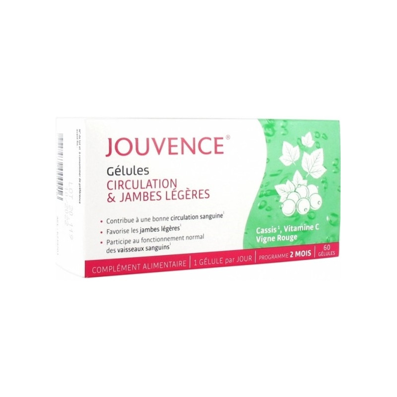 Jouvence Abbe Soury Circulation et Jambes Légères 60 Gélules Jouvence Abbe Soury Circulation et Jambes Légères 60 Gélules