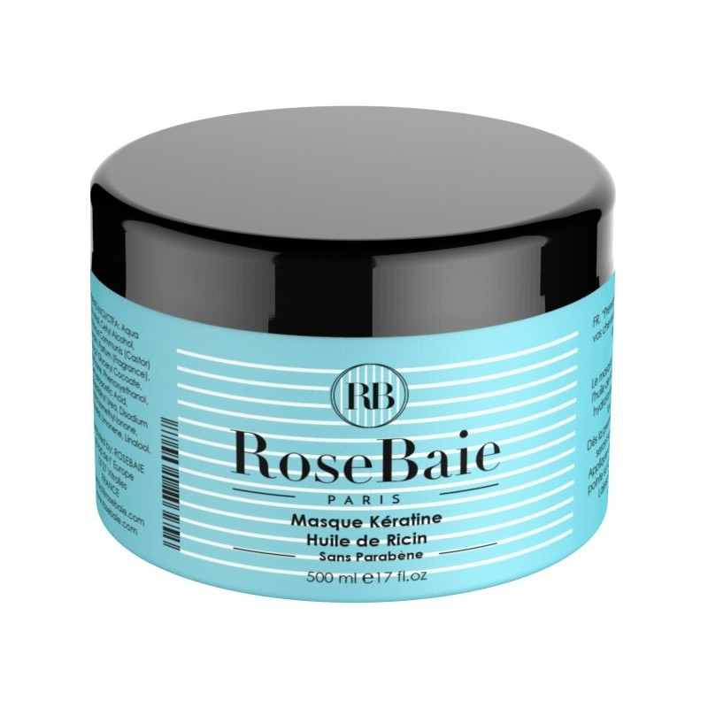 RoseBaie Masque à la Kératine et à l’huile de ricin 500ml RoseBaie Masque à la Kératine et à l’huile de ricin 500ml