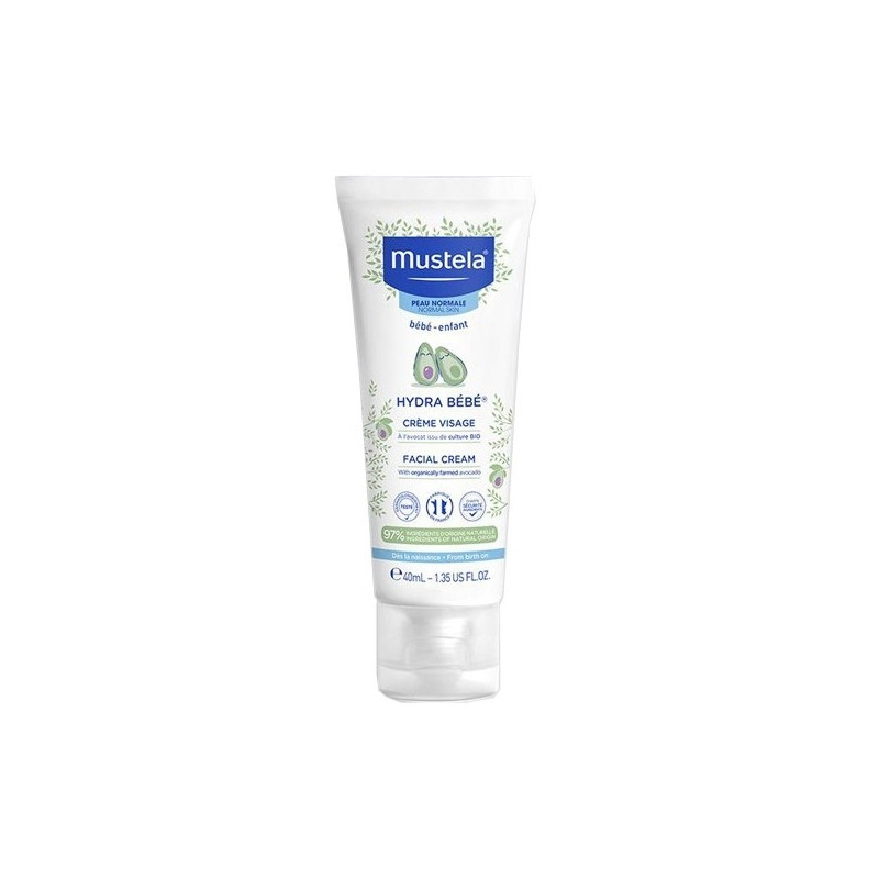 Mustela Bébé Crème Hydratante Visage Avocat 40 ml Mustela Bébé Crème Hydratante Visage Avocat 40 ml