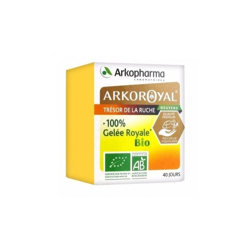 Arkopharma Arkoroyal 100% Gelée Royale Bio 40 ml Arkopharma Arkoroyal 100% Gelée Royale Bio 40 ml