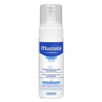 Mustela Bébé Shampoing mousse nourrisson 150 ml