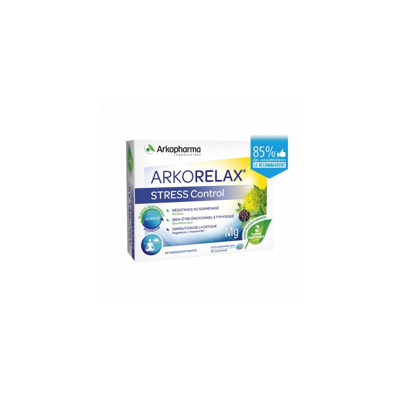 Arkopharma Arkorelax Stress Control 30 comprimés Arkopharma Arkorelax Stress Control 30 comprimés