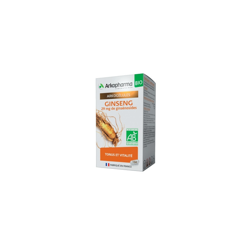 Arkopharma Arkogélules BIO Ginseng x 150 Arkopharma Arkogélules BIO Ginseng x 150
