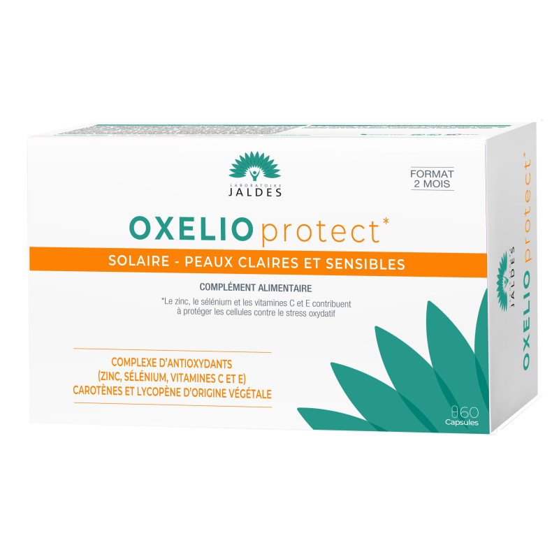 Oxelio Protection Solaire - Peaux claires 60 capsules Oxelio Protection Solaire - Peaux claires 60 capsules