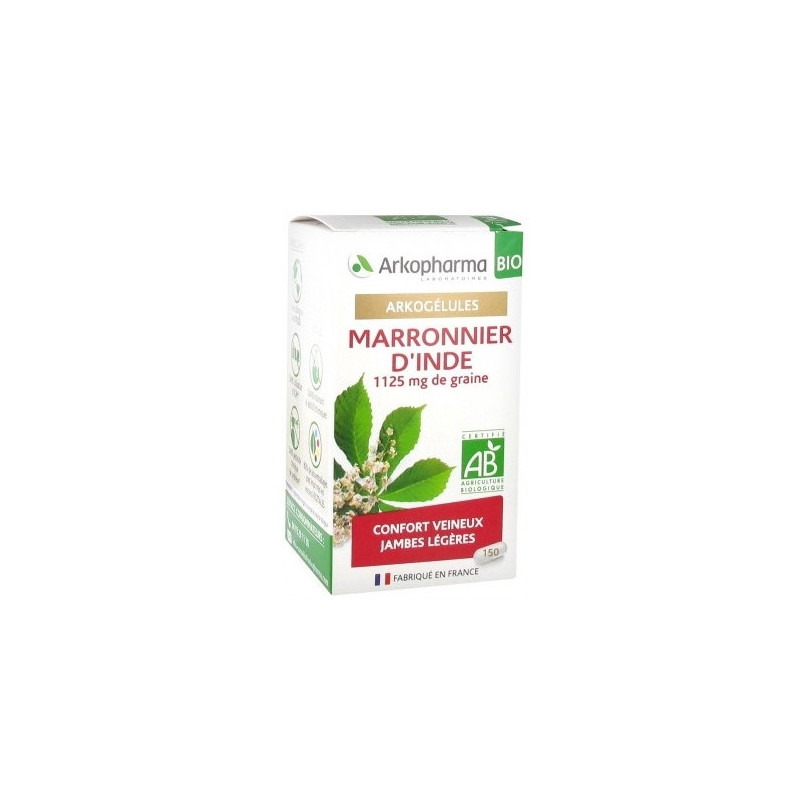 Arkopharma Arkogélules BIO Marronier d'Inde x 150 Arkopharma Arkogélules BIO Marronier d'Inde x 150