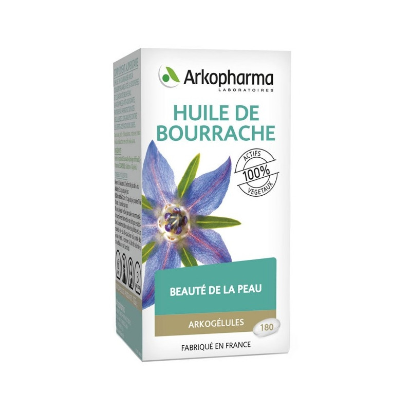 Arkopharma Arkogélules BIO Huile de Bourrache x 180 Arkopharma Arkogélules BIO Huile de Bourrache x 180