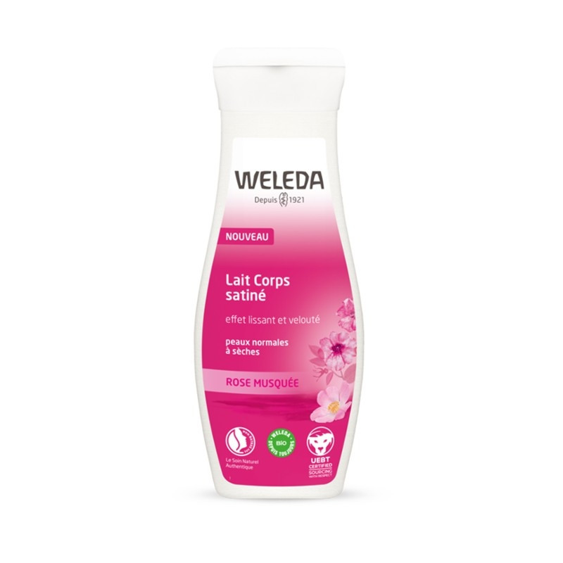 Weleda Lait Corps Satiné Rose Musquée 200 ml Weleda Lait Corps Satiné Rose Musquée 200 ml