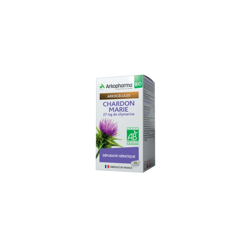 Arkopharma Arkogélules BIO Chardon Marie x 45 Arkopharma Arkogélules BIO Chardon Marie x 45