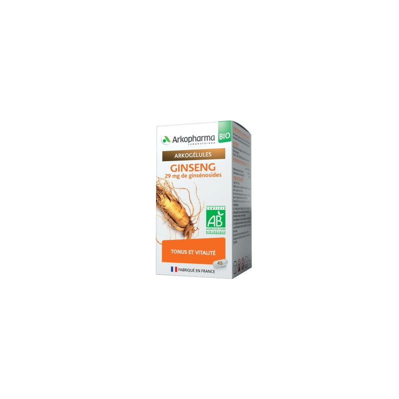 Arkopharma Arkogélules BIO Ginseng x 45 Arkopharma Arkogélules BIO Ginseng x 45