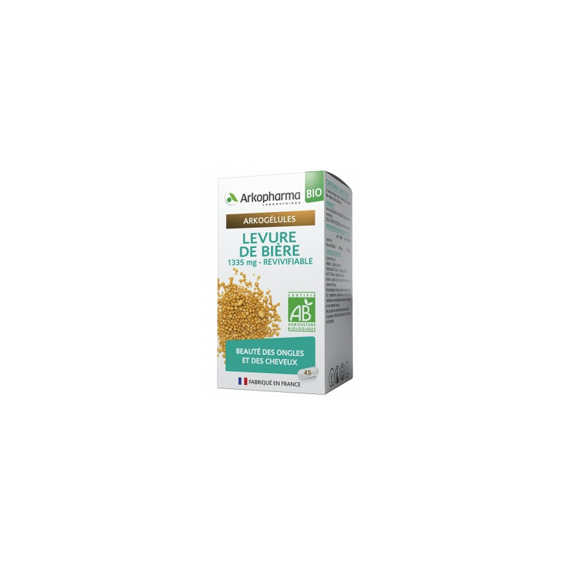 Arkopharma Arkogélules BIO Levure de Bière x 45 Arkopharma Arkogélules BIO Levure de Bière x 45