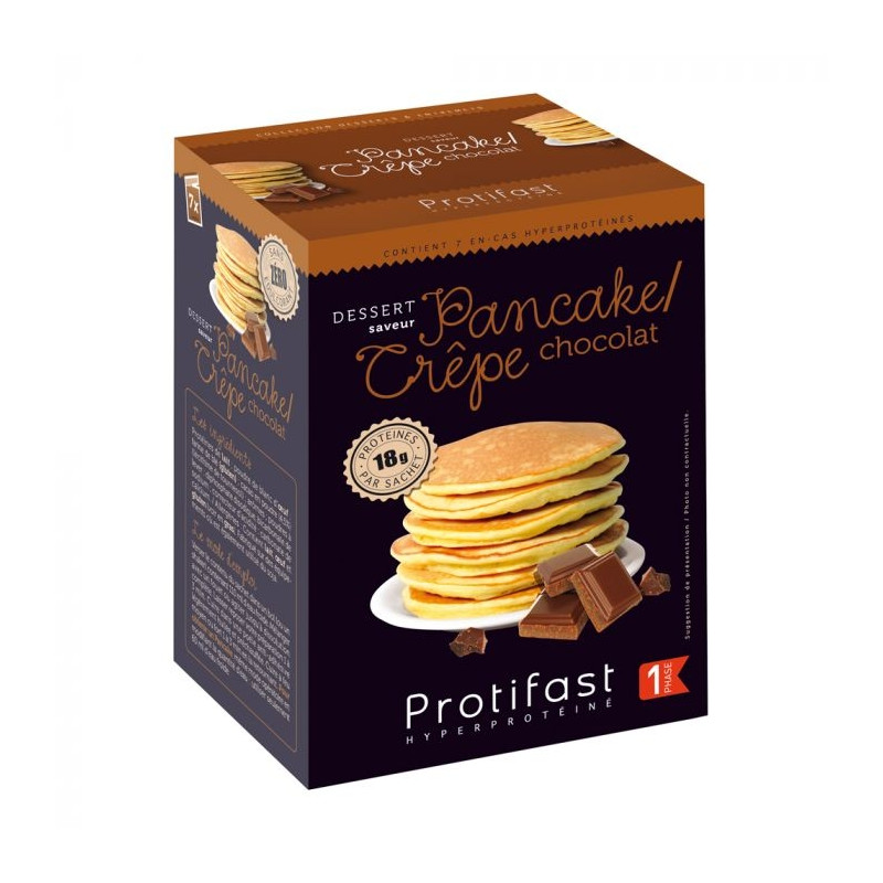 Protifast Crêpes/Pancakes Chocolat x 7 sachets Protifast Crêpes/Pancakes Chocolat x 7 sachets