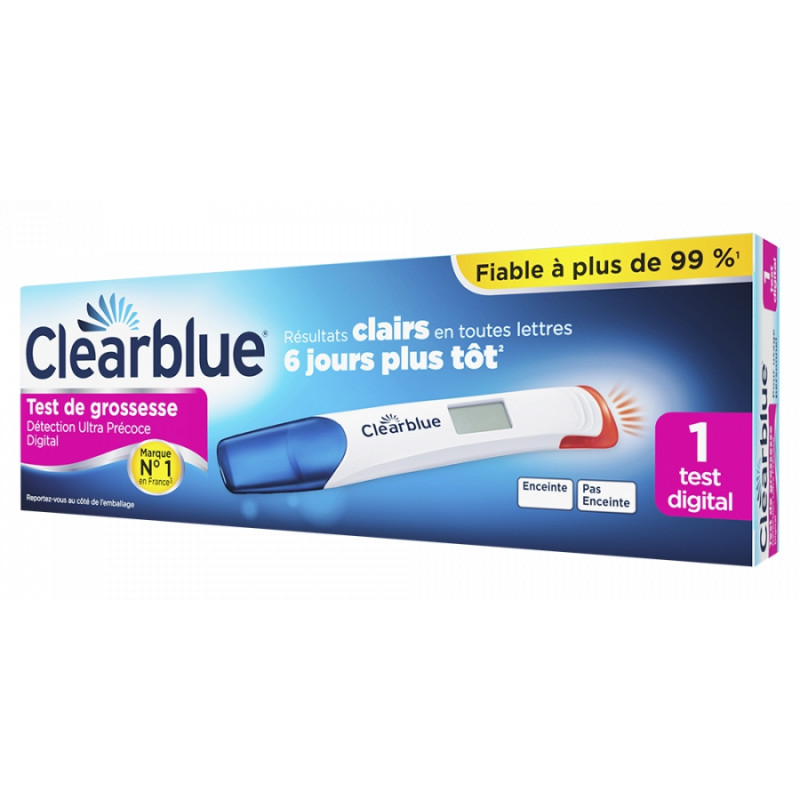 Clearblue Test de grossesse Ultra Précoce Clearblue Test de grossesse Ultra Précoce