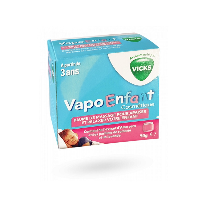 VICKS VAPOENFANT BAUME DE MASSAGE 50 G VICKS VAPOENFANT BAUME DE MASSAGE 50 G