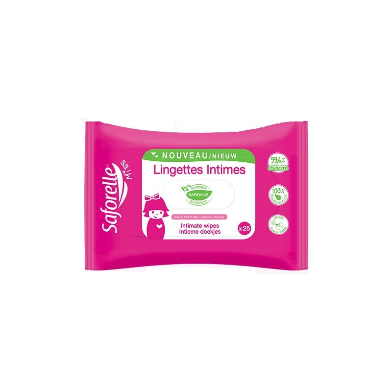 Saforelle Lingettes Intimes Miss x25 Saforelle Lingettes Intimes Miss x25