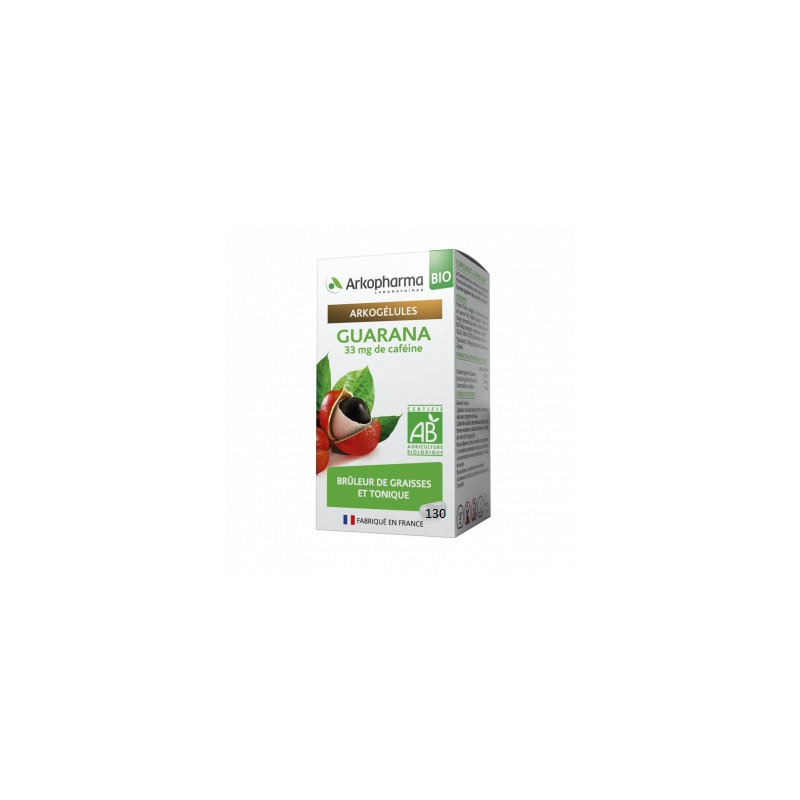 ARKOPHARMA Arkogélules Guarana BIO x130 ARKOPHARMA Arkogélules Guarana BIO x130