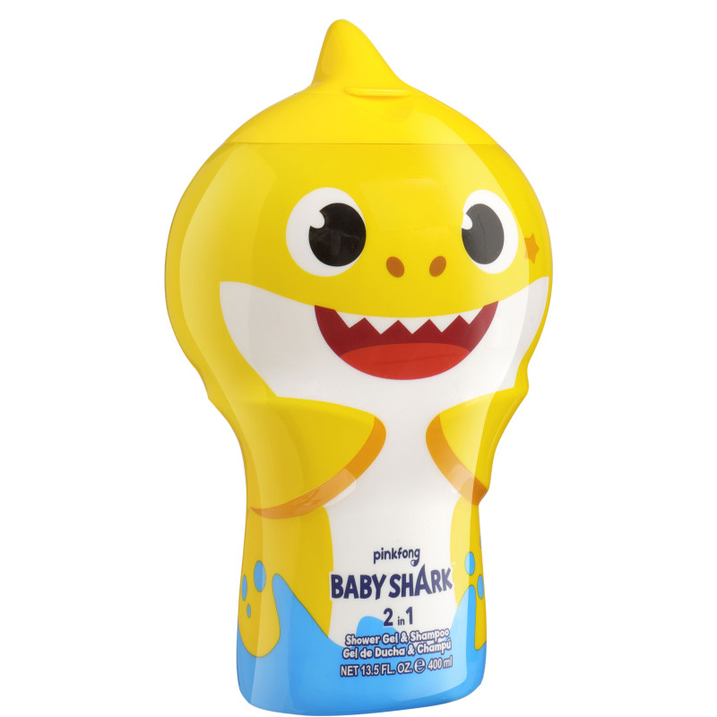 Baby Shark Gel douche 2 en 1 400 ml Baby Shark Gel douche 2 en 1 400 ml