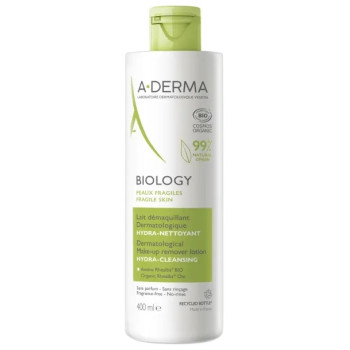 A-Derma Biology Lait démaquillant dermatologique hydra-nettoyant 200ml