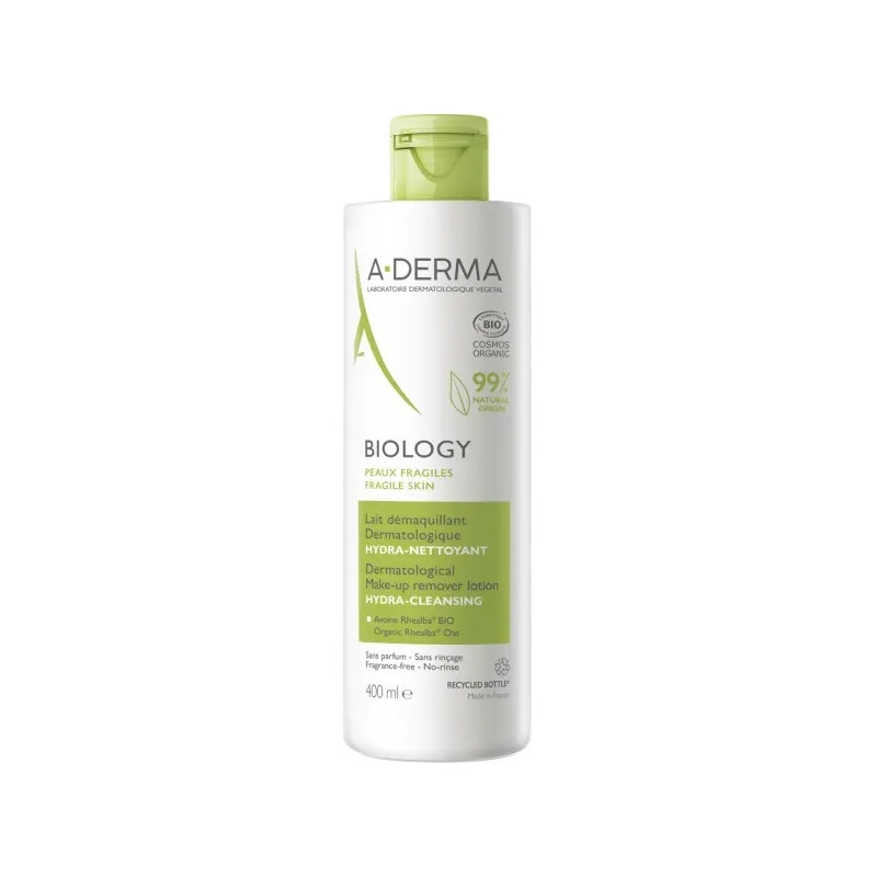 A-Derma Biology Lait démaquillant dermatologique hydra-nettoyant 200ml A-Derma Biology Lait démaquillant dermatologique hydra-nettoyant 200ml