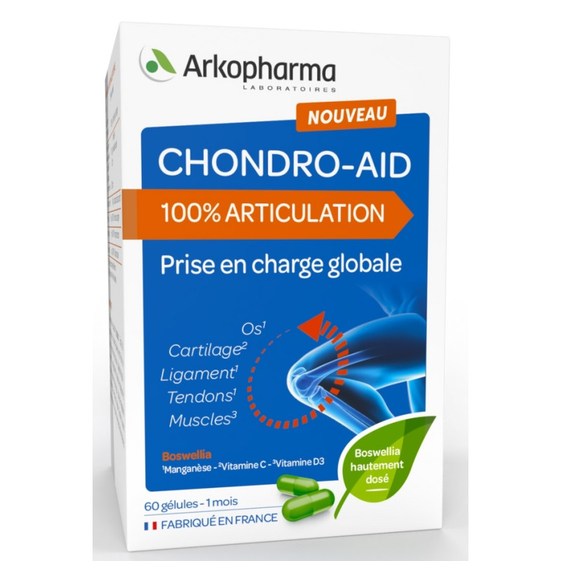 Arkopharma Chondro-Aid® 100% Articulation 60gélules Arkopharma Chondro-Aid® 100% Articulation 60gélules