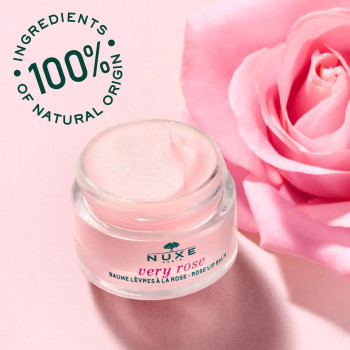 Nuxe Baume hydratant lèvres à la rose Very Rose 15 gr